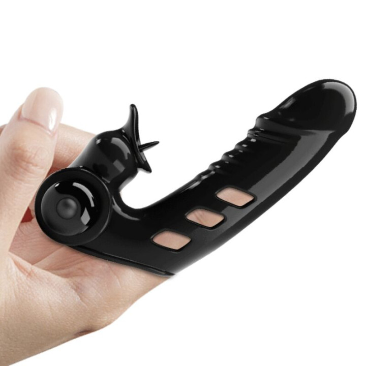 Pretty Love - Couvercle de Doigt Vibrateur Corbin Noir
