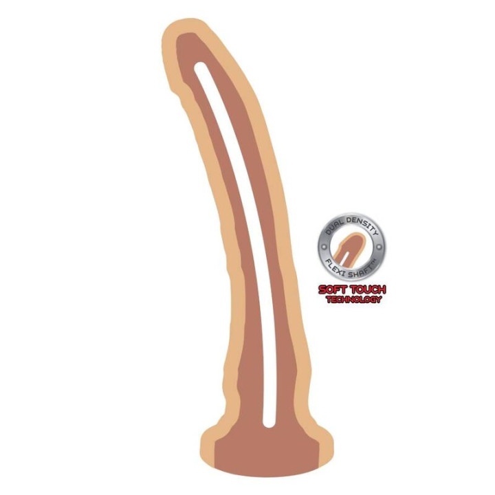 Get Real - Dong a Doppia Densit 20,5 cm Pelle