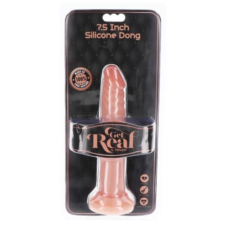 Get Real - Dong in Silicone 19 cm Pelle