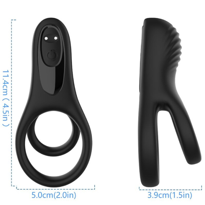 Armony - Vibrateur Double Anneau Noir