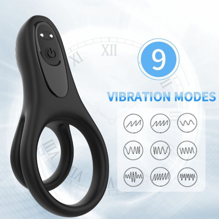 Armony - Vibrateur Double Anneau Noir