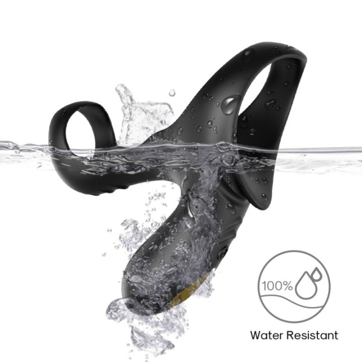 Armony - Anel Vibrador Duplo Ranger Para Casais Preto