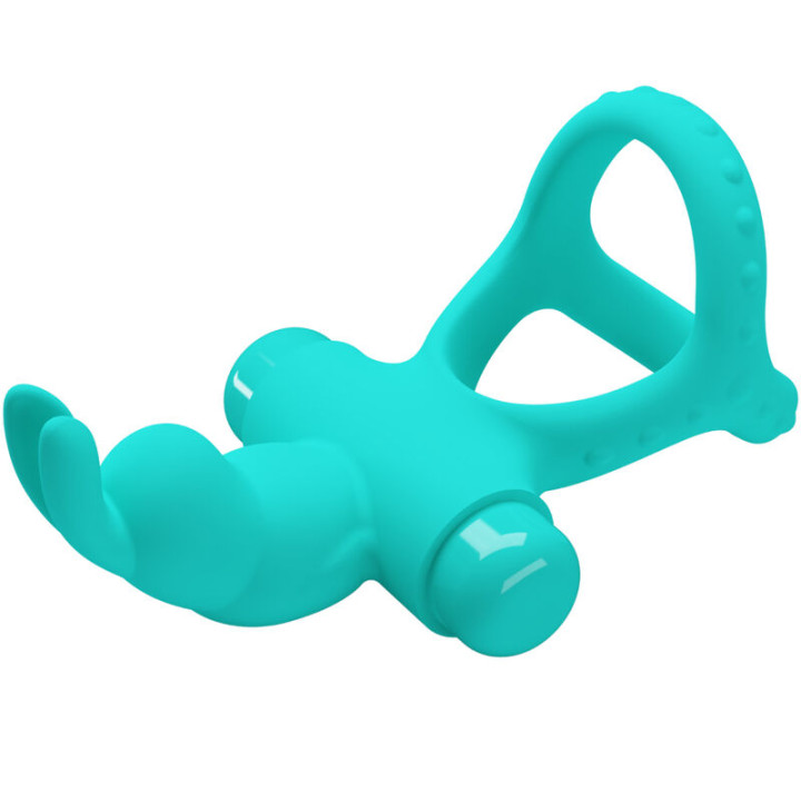 Pretty Love - Figgy Anillo Vibrador Rabbit Verde