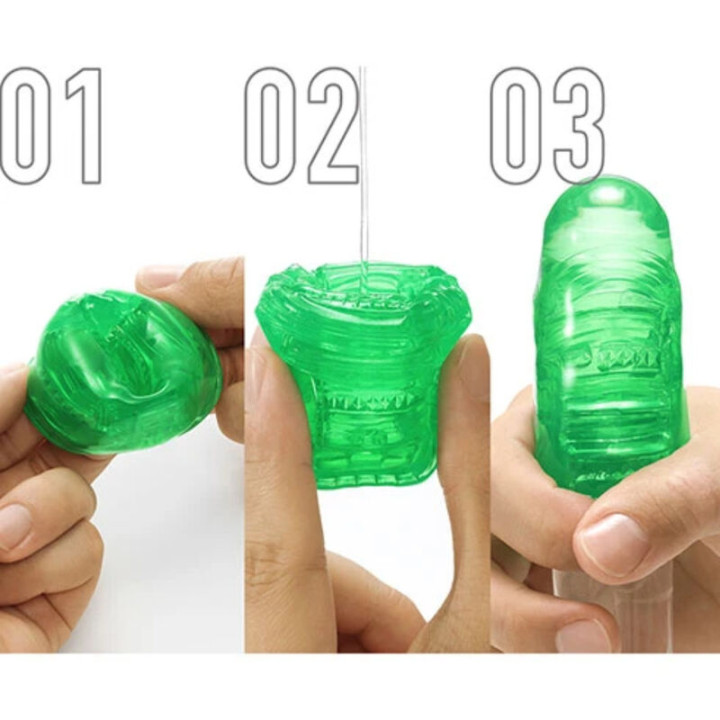 Tenga - Uni Emerald Masturbator-Fingerhut
