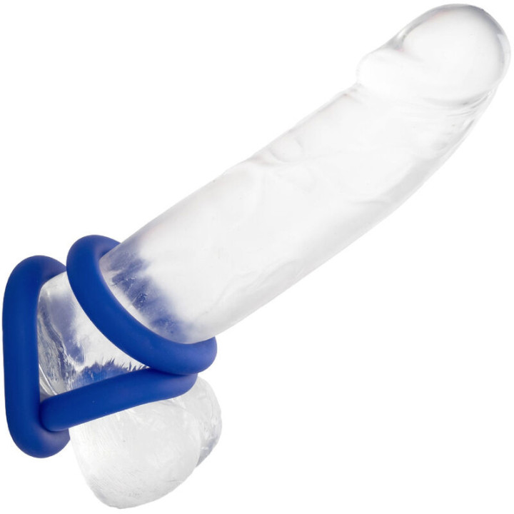 Calexotics - Admiral Set 3 Anillos Para Pene Azul
