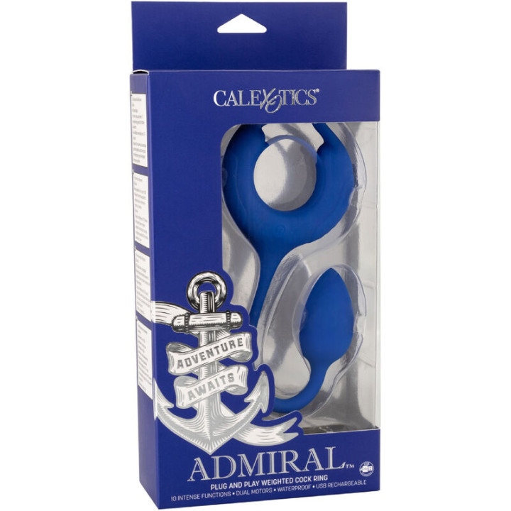 Calexotics - Admiral Anello Per Cazzo Pesato Blu