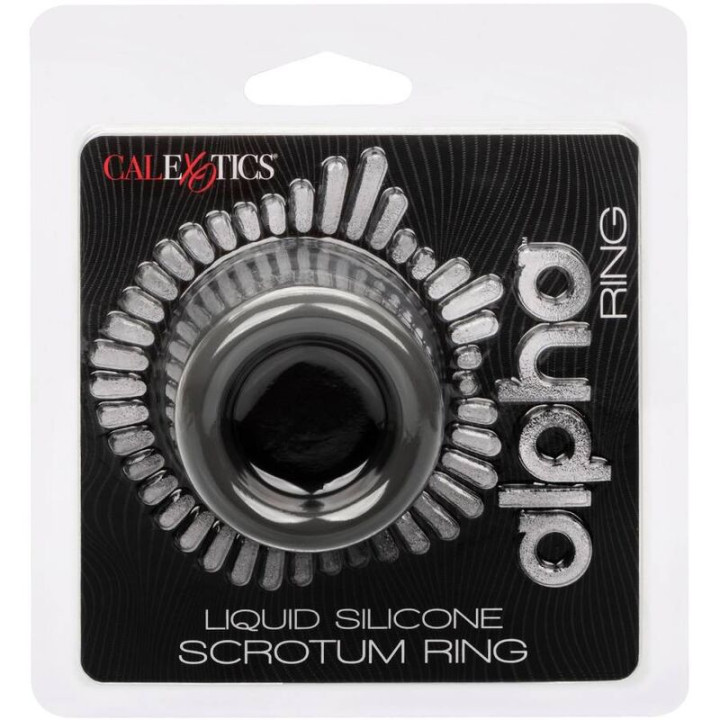 Calexotics - Alpha Anel de Alongamento Scrotum Preto
