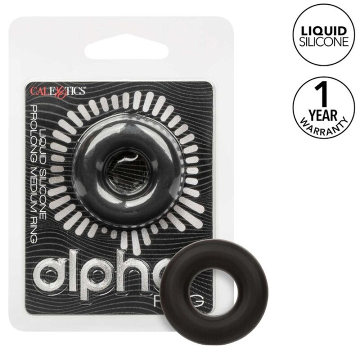 Calexotics - Alpha Prolong Medium Ring Schwarz