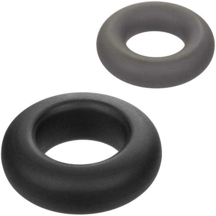 Calexotics - Alpha Set de 2 Anillos Prolong Gris