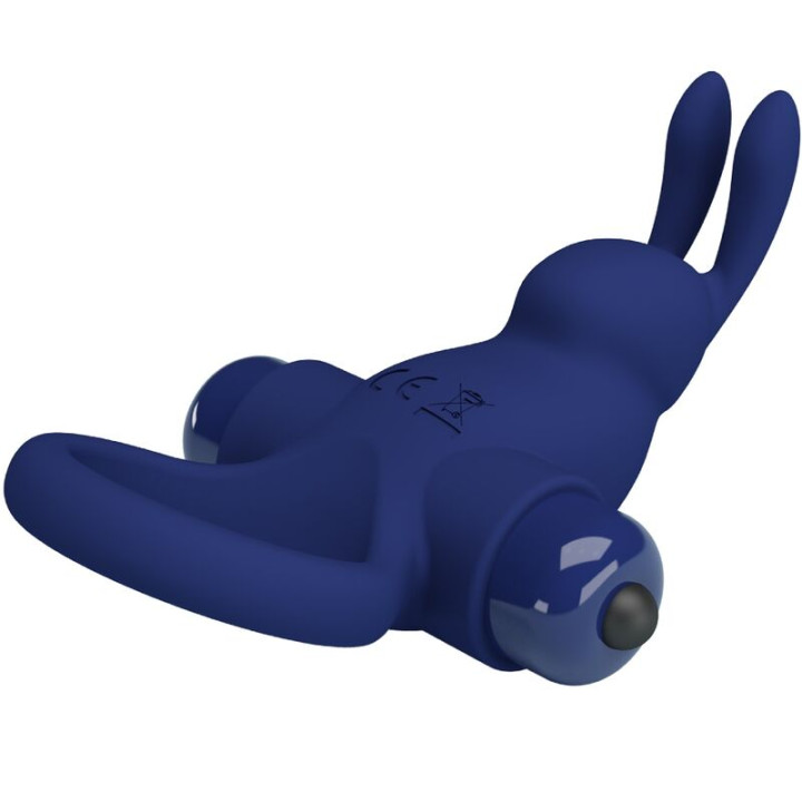 Pretty Love - Jiro Kaninchenring Mit Vibration Blau