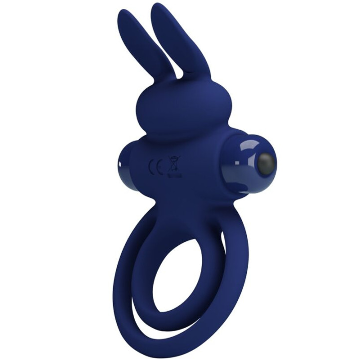 Pretty Love - Darey Doppio Anello Vibrante Coniglio Blu
