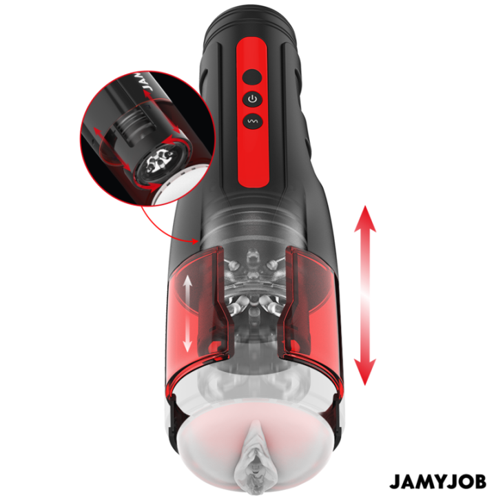 Jamyjob - Masturbador Automático de Vagina Cyclone 10 Modos de Rotação e Impulso