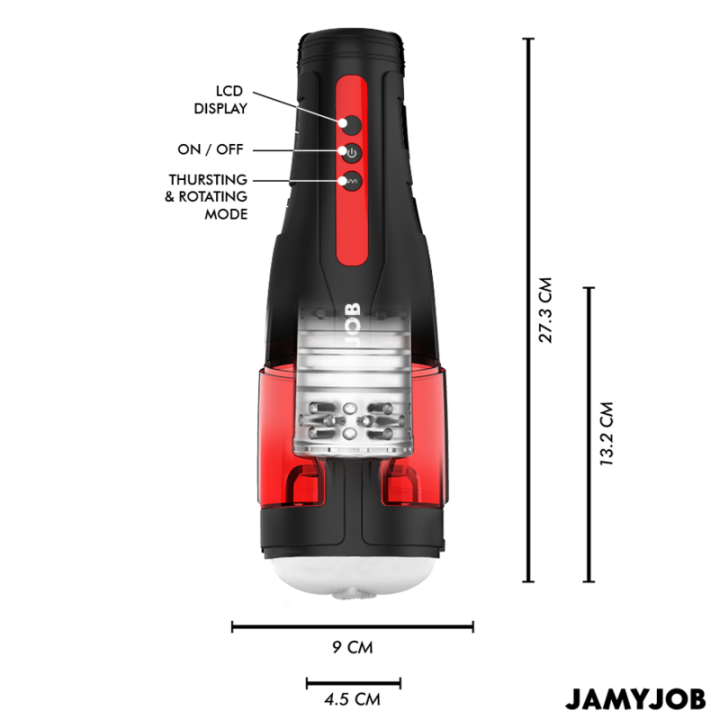 Jamyjob - Cyclone Automatic Vagina Masturbator 10 Rotation And Thrust Modes