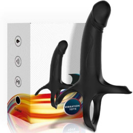 Armony - Gode Avec Anneau et Vibrateur Noir