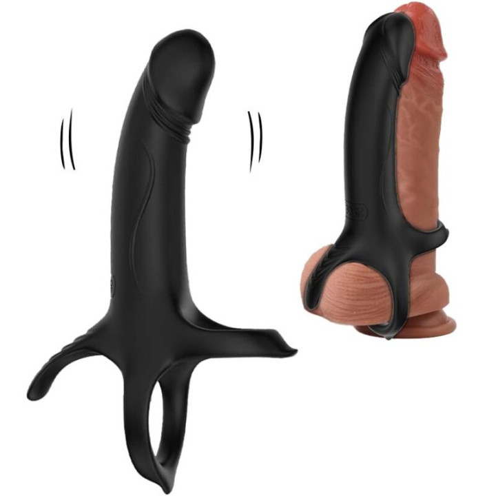 Armony - Dildo Con Anello e Vibratore Nero