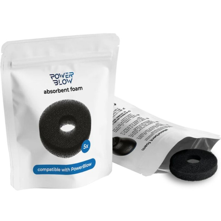 Kiiroo - Espuma Absorvente Power Blow Pacote Com 5