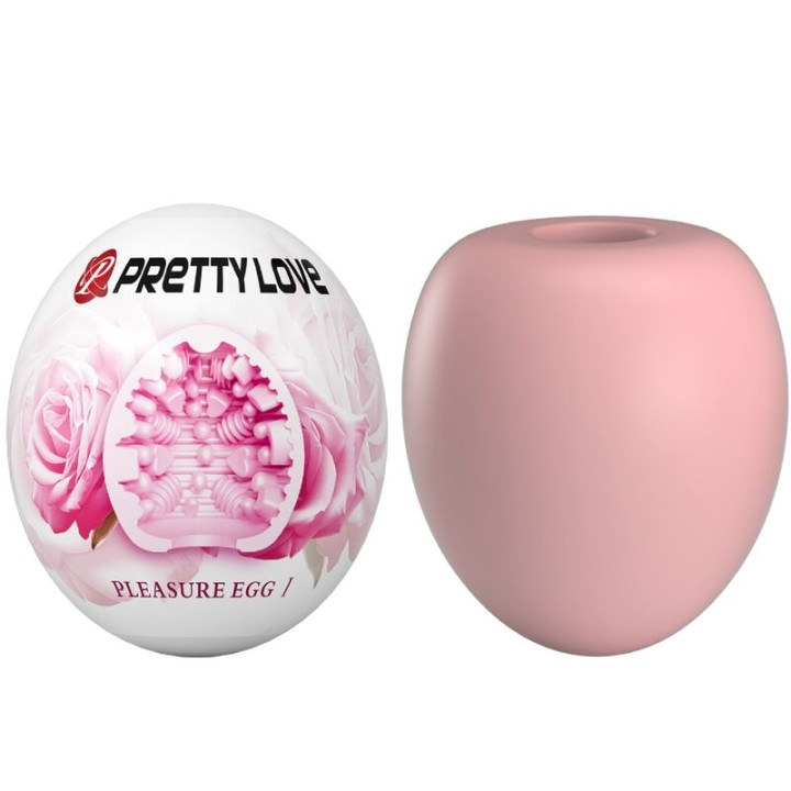 Pretty Love - Männlicher Masturbator ei Rosa