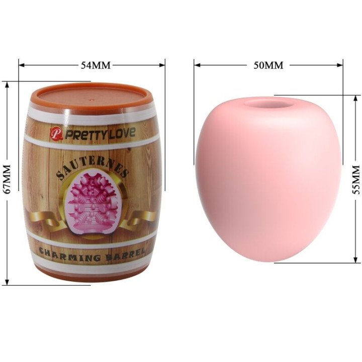 Pretty Love - Masturbatore Maschile Uovo Modello Rosa 2