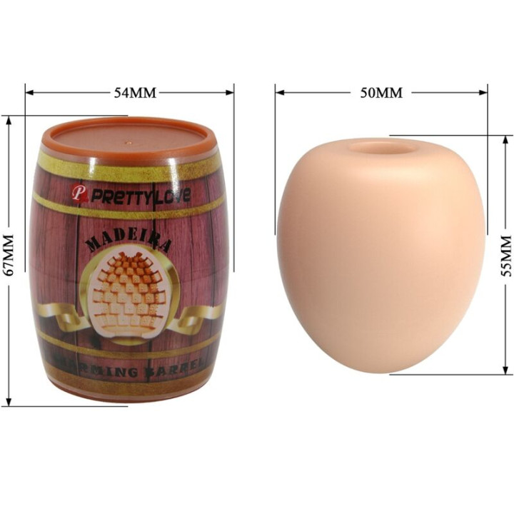 Pretty Love - Masturbador Masculino Egg Flesh Modelo 2
