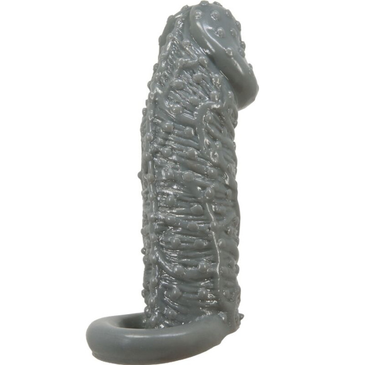 Pretty Love - Realistyczny Rękaw Powiększający Penisa i Opóźniający Efektywność, Model 2 Szary