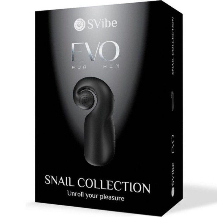 Snail Vibe - Evo Für Ihn Mnnlicher Masturbator Slide Nroll Schwarz