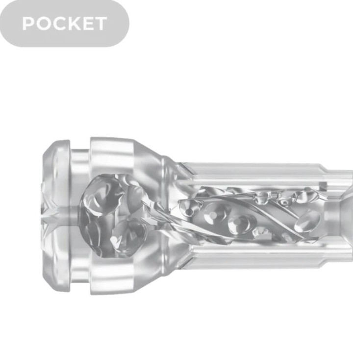 Kiiroo - Feel Pocket Stroker Crystal di Kiiroo Trasparente