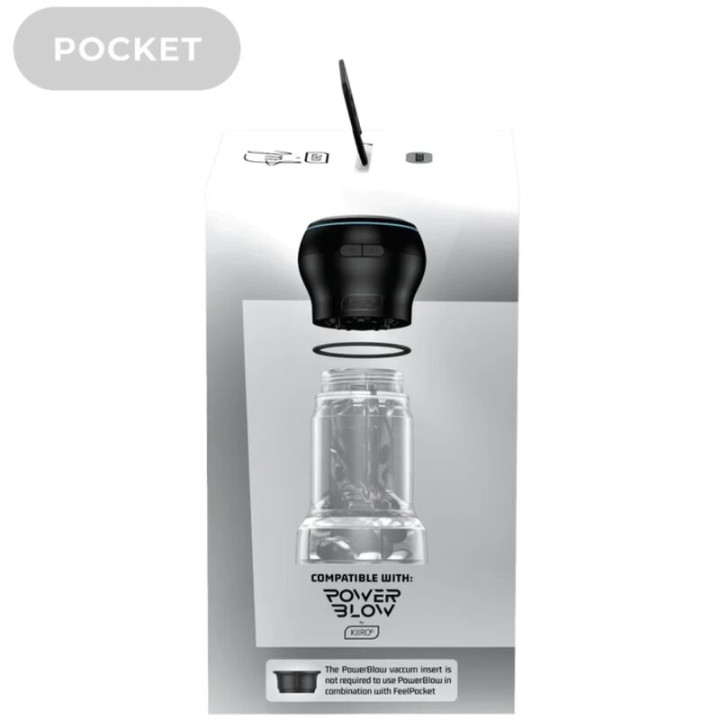 Kiiroo - Feel Pocket Stroker Crystal Por Kiiroo Transparente
