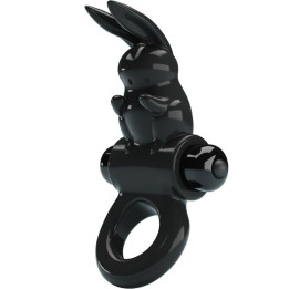 Pretty Love - Anel Vibrador Coelho Anel Excitante 10 Vibrações Preto