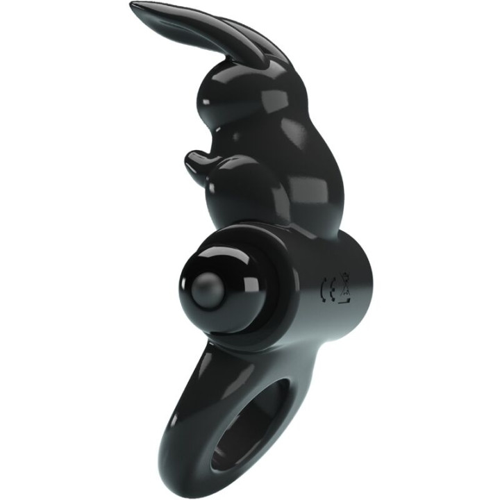 Pretty Love - Exciting Ring Rabbit Vibrator Ring 10 Vibrations Black