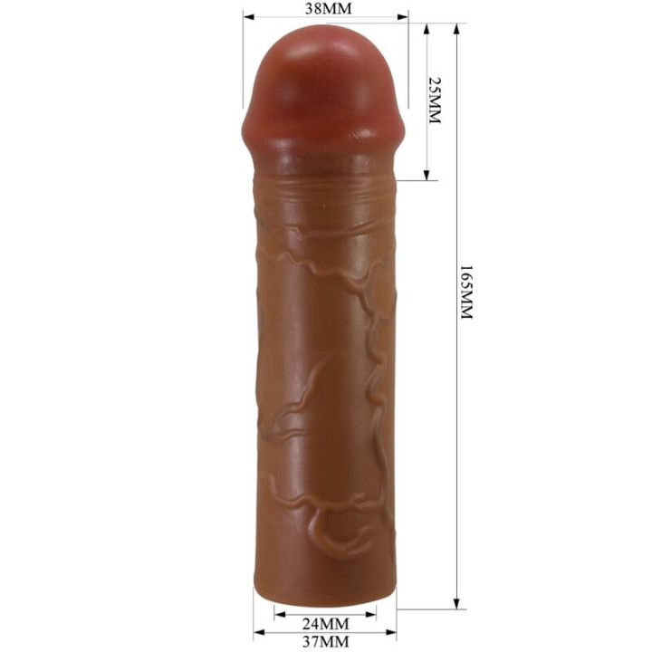 Pretty Love - Nile Penis Sleeve With 2.5 cm Extension Mulatto