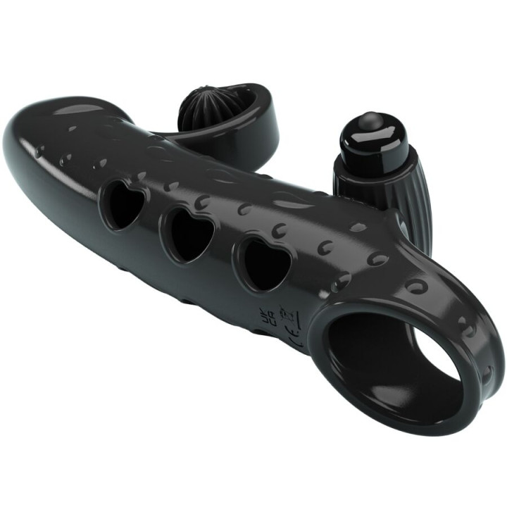 Romance - Vibrating Penis Sleeve Black