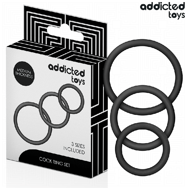 Addicted Toys - Set Silikonringe Modell 2