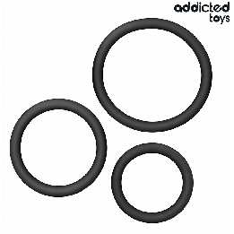 Addicted Toys - Set di Anelli in Silicone Modello 2