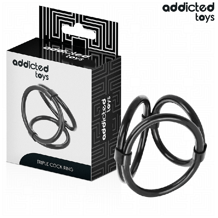 Addicted Toys - Anel Triplo Para o Pênis