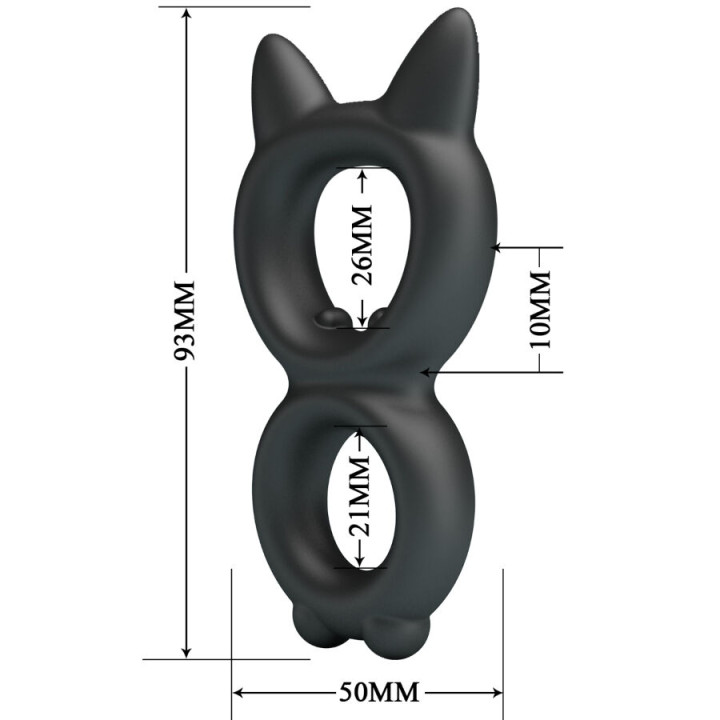 Crazy Bull - Toran Double Silicone Ring Model 20