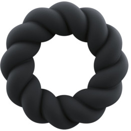 Rocks-Off - Anello Masturbatore Twist in Silicone Nero