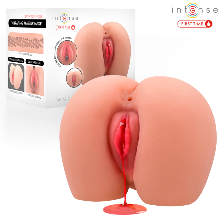 Intense First Time - Ariana Virgin Vibratore Masturbatore Con Sanguinamento