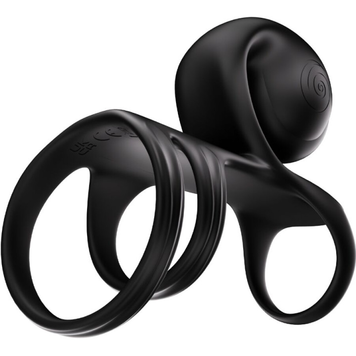 Snail Vibe - Jovi Arc Couple Ring Remote Control Black
