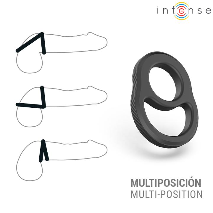 Intense - Richard Double Penis Ring Model 1