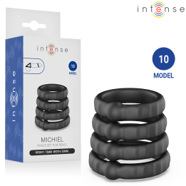 Intense - Michiel Set Mit 4 Penisringen Modell 10