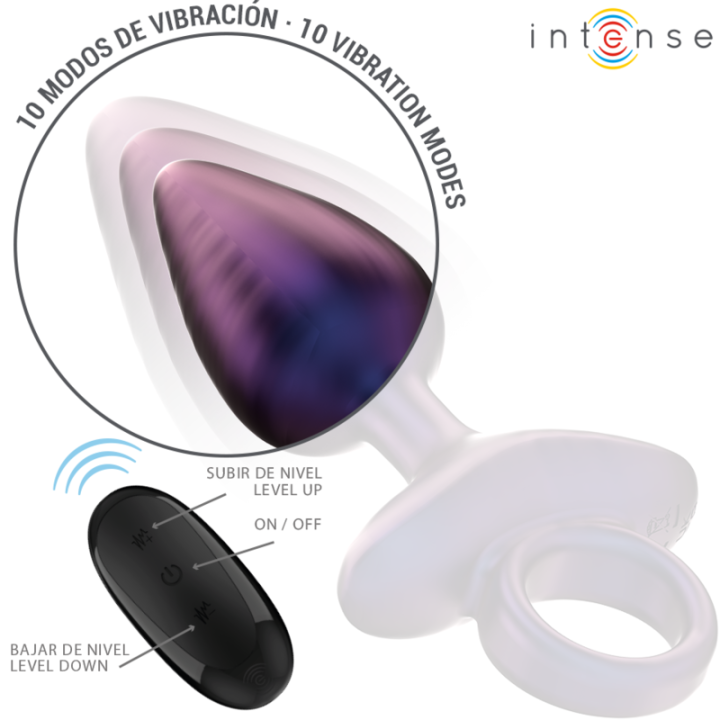 Intense - Michael Vibrante Anal Plug Modello 2 Telecomando