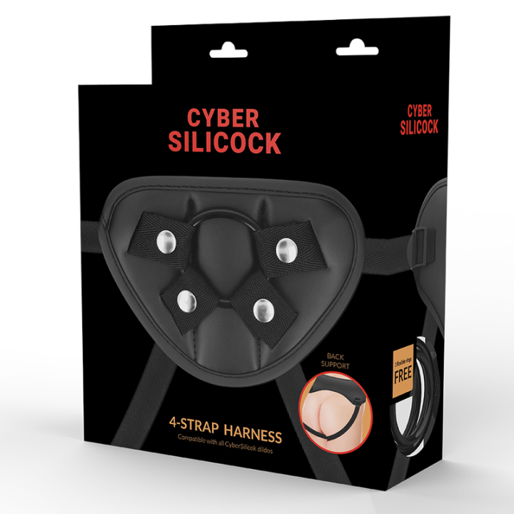 Cyber Silicock - Szelki na Pasek z 3 Pierscieniami Gratis