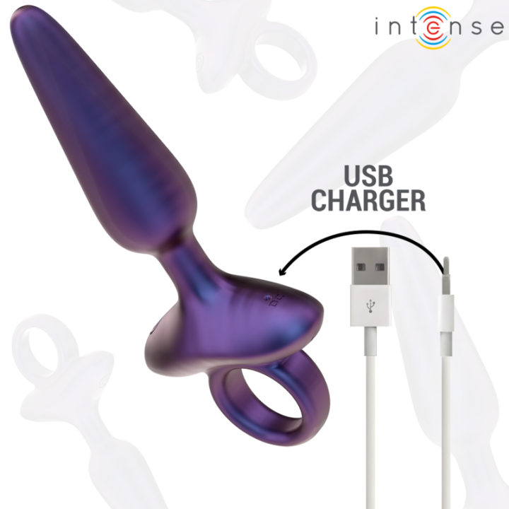 Intense - Marlon Plug Anal Vibrant Modèle 4 Télécommande