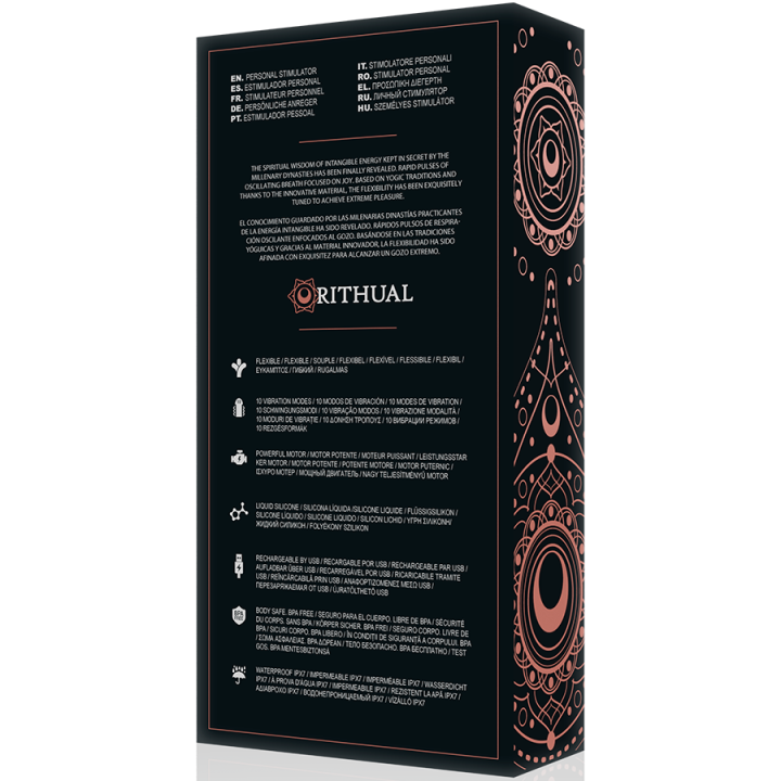 Rithual - Kriya Estimulaodr Recarregvel g-Point Preto