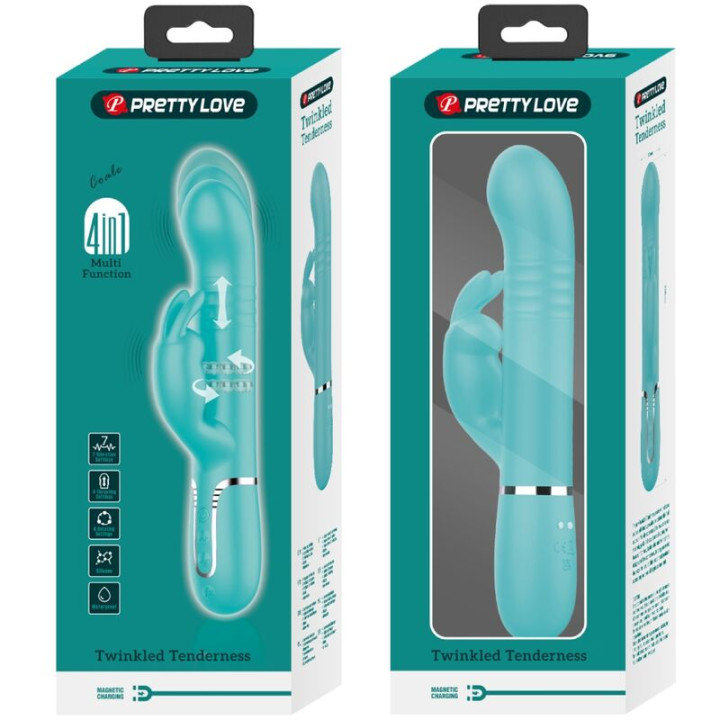 Pretty Love - Vibrador Coale Coale Pérolas Aqua Verde