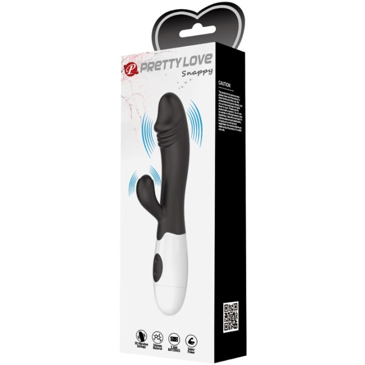 Pretty Love - Vibrateur Snappy g-Spot Noir