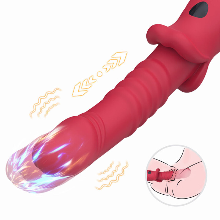 Armony - Point a Dildo Vibratore Stimolante Rosso