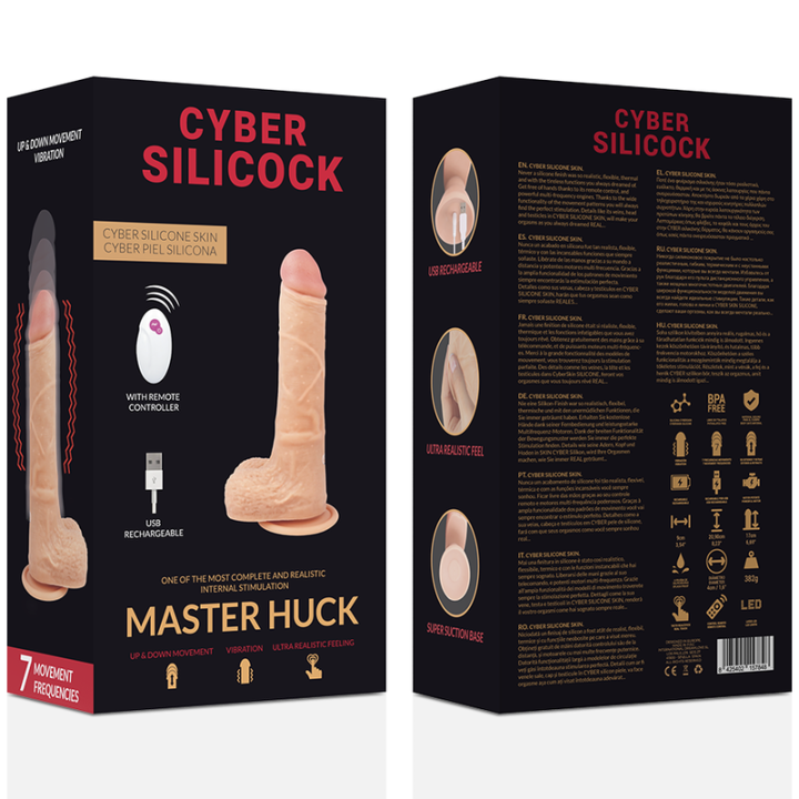 Cyber Silicock - Telecomando Realistico Master Huck 20.9 cm -o- 4 cm