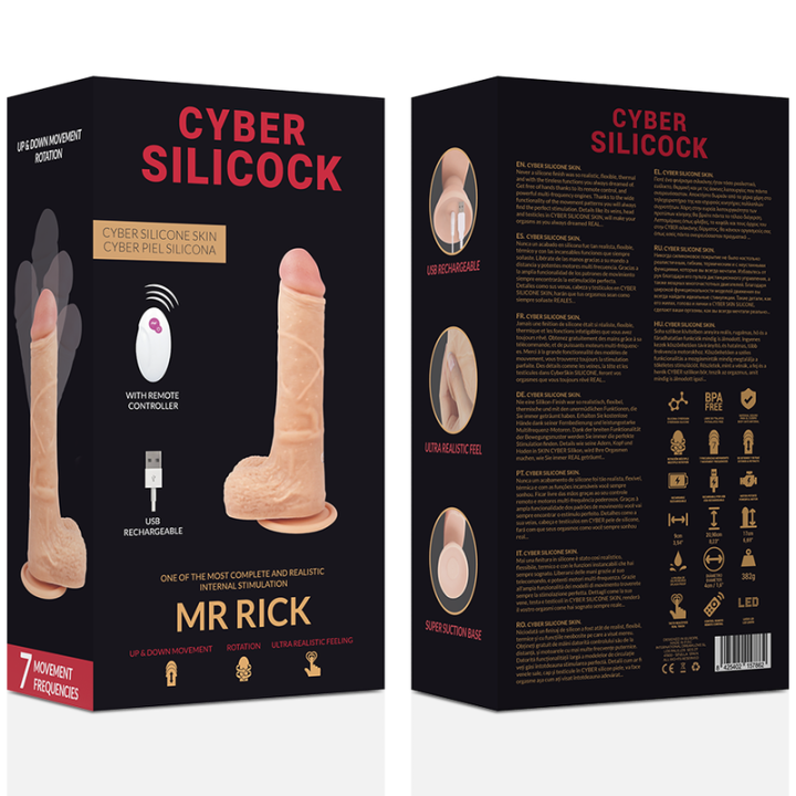 Cyber Silicock - Télécommande Réaliste mr Rick 20.9 cm -o- 4 cm