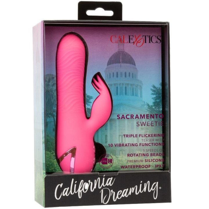 Calexotics - Sacramento Sweetie Vibrateur Lapin Rose Par California Dreaming